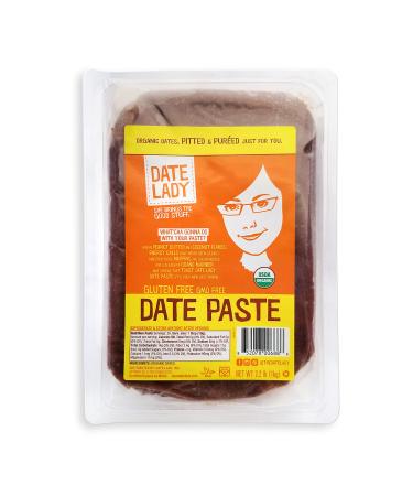 Date Lady Organic Date Paste (2.2 lbs) | 1 Ingredient: 100% Organic Dates | Vegan, Paleo, non-GMO, Gluten-Free & Kosher | No Added Sugar | Substitute for Sugar in Baking