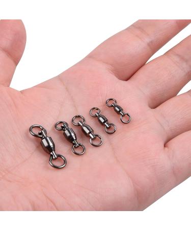 Ball Bearing Swivels Fishing  25pcs Barrel Swivels Fishing Tackle Stainless Steel Welding Rings High Strength Saltwater Fishing Swivels Connectors Size 0 (35lb) 25 Pcs - Buy Online on GoSupps.com