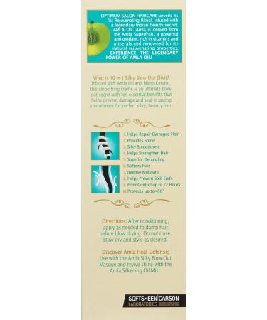 SoftSheen-Carson Optimum Salon Haircare Amla Legend 10-in-1 Silky Blow-Out Elixir 6 oz - Buy Online on GoSupps.com