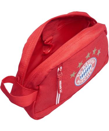 FC Bayern Munich Toiletry Bag | Red Wash Bag | Official Merchandise for Fans - Buy Online on GoSupps.com