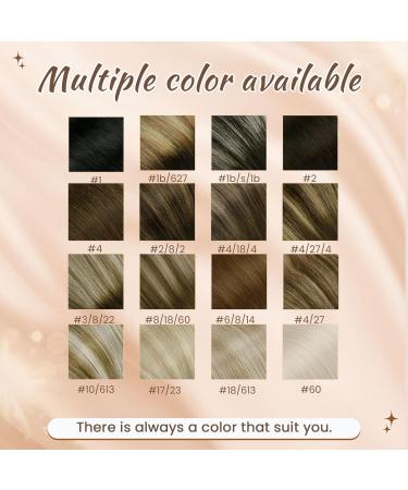 Ash Blonde Tape in Hair Extensions Real Human Hair Tape on Extensions 22Inch Remy Human Hair Tape in Hair Extensions 18/613 Blonde Highlighted 50g - Buy Online on GoSupps.com