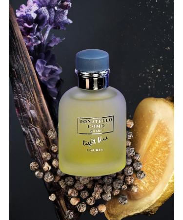 Donatello UOMO Milano Light Blue for Men Eau de Toilette 3.4 Fl. Oz Aromatic Fougere fragrance for men. - Buy Online on GoSupps.com