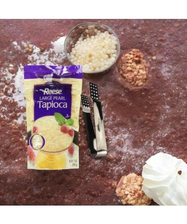 Bundle of Stainless Steel Tong & Tea Bag Squeezer and Large Pearl Tapioca Pack of 2 - Buy Online on GoSupps.com