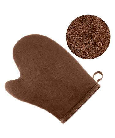 TOODOO 4 Pieces Double Sided Soft Microfiber Self Tanning Mitt Applicator Gloves - Black/Brown - Buy Online on GoSupps.com