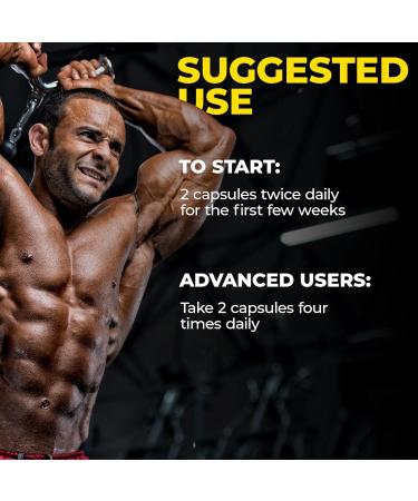 Avry Labs Extreme Anabolic Supplement | Turkesterone for Muscle Growth Strength & Testosterone | Vegan 60 Capsules - Buy Online on GoSupps.com