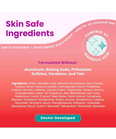 Lume Whole Body Deodorant - Invisible Cream Stick - 72 Hour Odor Control - Aluminum Free Baking Soda Free Skin Safe - 2.2 Ounce (Peony Rose) - Buy Online on GoSupps.com