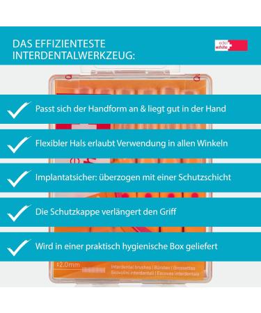 Edel White ID7 Interdental Brushes SSS 0.45mm | 6 Pack for Gentle Cleaning of Narrow Spaces - International Shipping Available - Buy Online on GoSupps.com