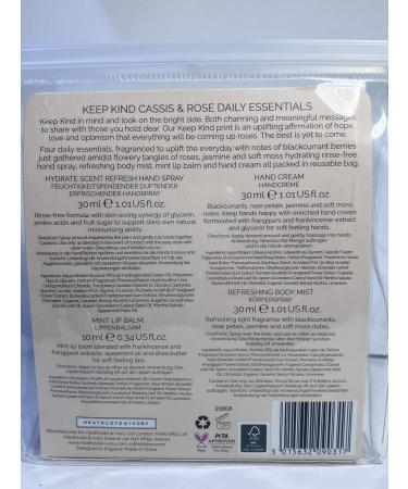 Cath Kidston Keep Kind Cassis & Rose Travel Essentials Kit - International Shipping Available - Buy Online on GoSupps.com