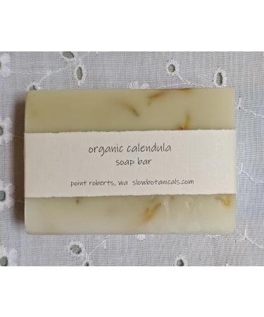 Handmade Organic Calendula Soap Bar - Natural Skincare by Slow Botanicals | Eco-Friendly & International Shipping - Buy Online on GoSupps.com