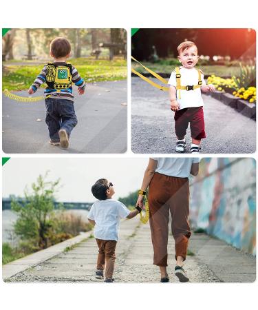 Toi Bani Toddlers Leash for Boys | Anti Lost Wrist Link 4 in 1 Child Safety Harness | Excavator&Dinosaur Design - Buy Online on GoSupps.com