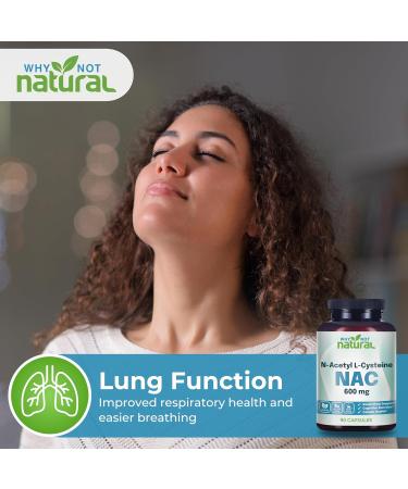 NAC Supplement 600 mg N-Acetyl Cysteine Capsules Pure N-Acetylcysteine No Filler - Buy Online on GoSupps.com