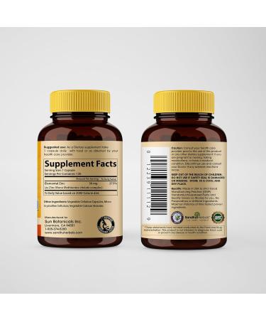 Sandhu Herbals Zinc 30mg Supplement and Organic 4 in 1 Ashwagandha Capsules with Zinc| Supports Healthy Skin Immune System| Non-GMO - Buy Online on GoSupps.com