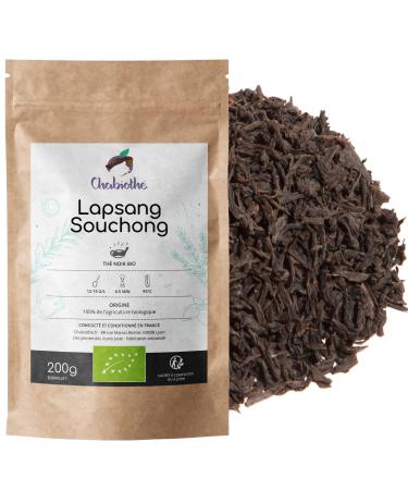 Chabioth Chabioth - Organic Lapsang Souchong Smoked Tea 200g - packaged in France - biodegradable bag