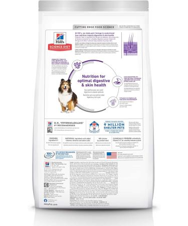 Hill's Science Diet Adult Sensitive Stomach & Skin Dry + Canned Dog Food Bundle 7.03 kg (Pack of 1) Dry | Chicken Meal + Dog Food Chicken - Buy Online on GoSupps.com