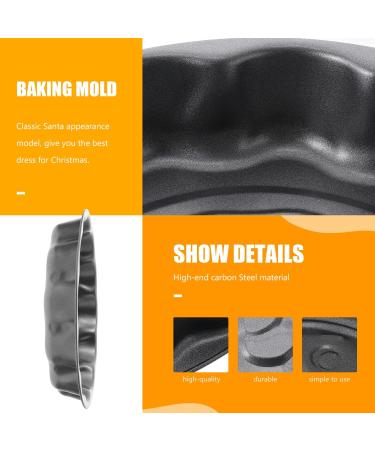 Alipis 1pc Cake Mold Cake Pan Baking Pans Cupcakes Carbon Steel Baking Pan Non-Stick Mold Pie French 19.5X19.5X4CM Grey - Buy Online on GoSupps.com