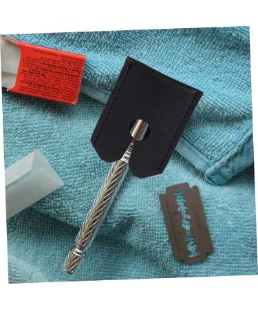 Vintorky Razor Accessories - 2-Piece Razor Head Covers | Safety Mask & Travel Jacket | Durable Synthetic Leather - Buy Online on GoSupps.com