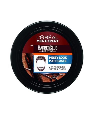 L'Or al Men Expert Barber Club Messy Look Matt Paste 75ml - Strong Hold Hair Wax for Men | Flexible & Deformable Styling - Buy Online on GoSupps.com