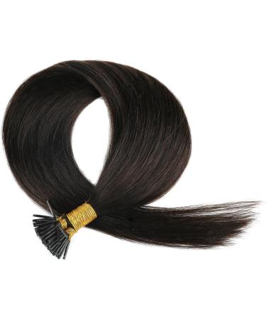 22" Pre Bonded Human Hair Extensions I Tip 100 Strands #2 Dark Brown (50g) - Buy Online on GoSupps.com