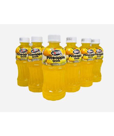 Bonko Pineapple Drink with NATA de Coco 320ml (6 Bottles) - Refreshing Tropical Beverage - Buy Online on GoSupps.com