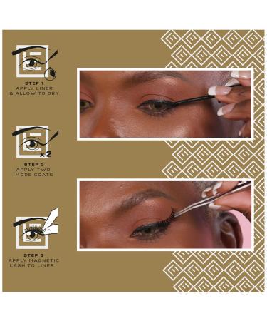 Eylure PROMAGNETIC Magnetic Eyeliner & Faux Mink Lashes Kit Dramatic Reusable Eyelashes No Glue Required International Shipping Available - Buy Online on GoSupps.com