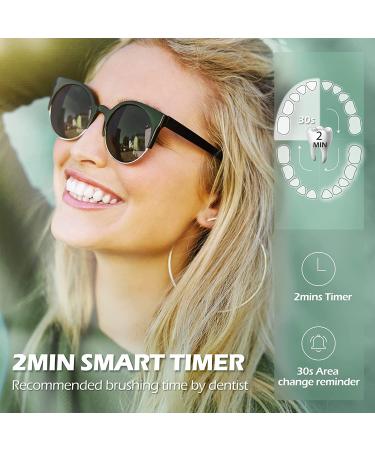 Electric Toothbrush for Adults with 8 Brush Heads | 40000 VPM Deep Clean | 5 Modes | Rechargeable & Fast Charging | Lasts 30 Days | Black - Buy Online on GoSupps.com