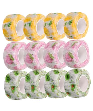 12 Rolls Finger Care Bandaging Supplies Skin Non Stick for Wounds for Wounds Tape Wraps Hand As Shown 400.00X2.50X0.01CM