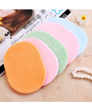 50 Pack Cleaning Sponge Wet Wipes - Soft Makeup Washing Sponges for Face & Powder | Random Colors - International Shipping - Buy Online on GoSupps.com