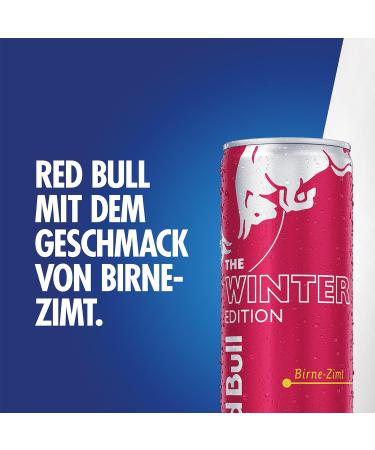 Red Bull Winter Edition Pear-Cinnamon - 24-Pack Cans (250 ml) | International Shipping Available - Buy Online on GoSupps.com