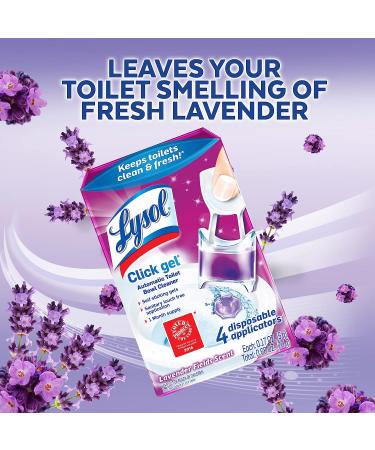 Lysol Click Gel Lavender Fields Toilet Bowl Cleaner - 6 Applicators - Buy Online on GoSupps.com