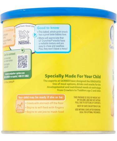 GERBER Lil CRUNCHIES Veggie Dip Toddler Snacks - Buy Online on GoSupps.com