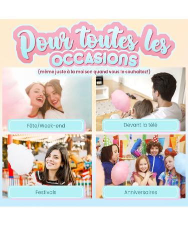 GREENDOSO Sucre Barbe Papa pour Machine 1 2 Kg Saveur Fraise 50 B tonnets - Buy Online on GoSupps.com