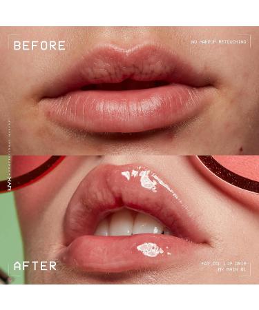 NYX Lip Drip Vegan Lip Gloss - My Main (Clear) 01 | Moisturizing & Shiny Formula - Buy Online on GoSupps.com