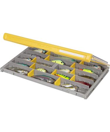 Plano Edge 3700 Premium Thin Tackle Utility Box - Clear/Yellow, Waterproof, Rust-Resistant for Bait & Tackle Storage - Buy Online on GoSupps.com