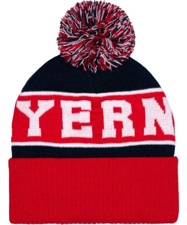 FC Bayern Munich Bobble Hat - One Size Red | Official Merchandise | International Shipping Available - Buy Online on GoSupps.com
