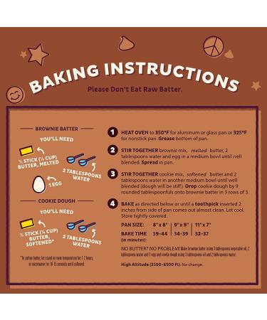 Annie's Organic Brookie Cookie Brownie Bar Baking Mix | Real Chocolate Chips | 18.4 oz - Buy Online on GoSupps.com