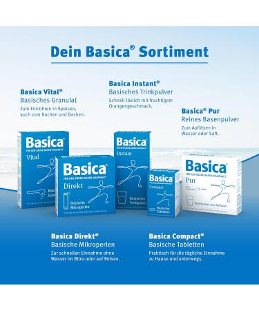  basica Basica Vital Basic Granules to mix into food | for normal acid-base balance | gluten-free | iodine-free and flavor-free | various basic minerals and trace elements | 200 g - Buy Online on GoSupps.com