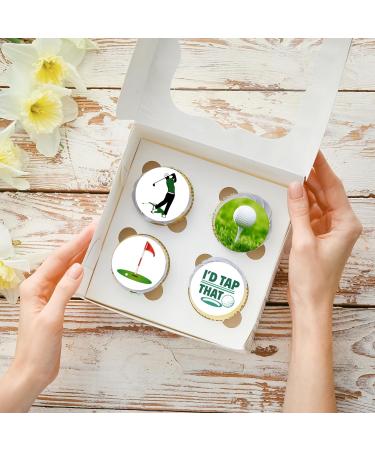 20 x Pre-Cut Golf Golfing Sport Edible Wafer Cupcake Toppers Cake Decoration Decor - Buy Online on GoSupps.com