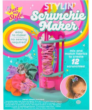 DIY Scrunchie Maker Kit with Gemstones - Design Colorful Satin Hair Bands - Horizon Group USA - Buy Online on GoSupps.com
