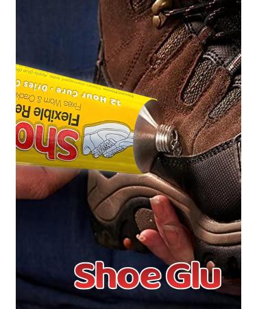 ShoeGlu Strong Bond Repair Adhesive 90g - Ideal for Fixing Worn Soles & Damaged Uppers Flexible and Durable Shoe Glue - Buy Online on GoSupps.com