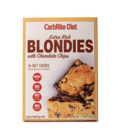 Universal Nutrition CarbRite Diet Extra Rich Blondies with Chocolate Chips 11.43 oz (324 g)