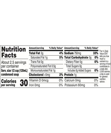 Campbell's Condensed Chicken Broth 10.5oz Can - Pack of 1 - Buy Online on GoSupps.com