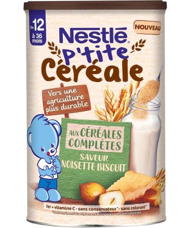 Nestl B b - P'tites C r ales - saveur Noisette Biscuit - c r ales compl tes - d s 12 mois - 415g (Lot de 4) 415 g (Lot de 4) - Buy Online on GoSupps.com