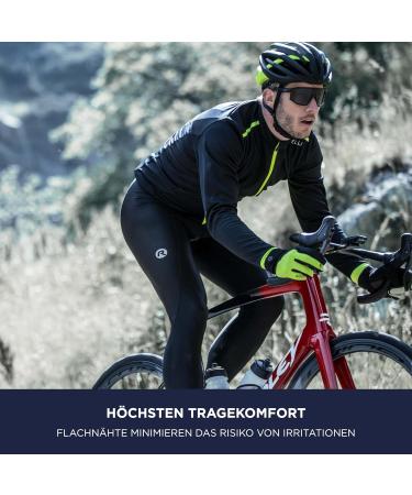 Rogelli Core Men's Cycling Shorts with Seat Pad - Breathable Long Bib Shorts - Black 4XL - Buy Online on GoSupps.com