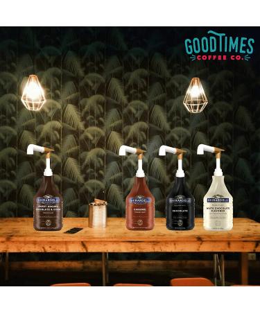 Sauce Pump Dispenser for Ghirardelli Bottles - Fits 87.3 to 90.4 Ounce Bottles - Buy Online on GoSupps.com