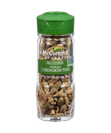 McCormick Gourmet All Natural Whole Cardamom Pods, 0.95 oz ALL NATURAL WHOLE PODS