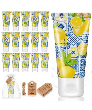 36 Sets Sunscreen for Baby Shower Party Favors SPF 30 Baby Shower Mini Sunscreen Lotion 1 oz Resistant Travel Sunscreen Bulk Thank You Gifts for Guest Party Supplies(Lemon)