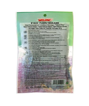 Wel-Pac - Fueru Wakame (Dried Seaweed) Net Wt. 2 Oz. 2 Ounce (Pack of 1) - Buy Online on GoSupps.com