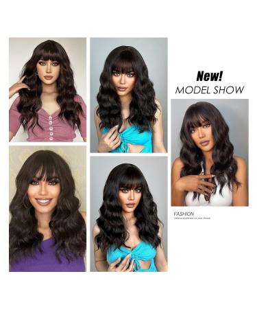 Shop Testar Brown Wigs for Women | Shoulder-Length Wavy & Curly Synthetic Heat-Resistant Wigs for Everyday & Cosplay - Buy Online on GoSupps.com
