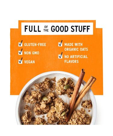 Pumpkin Cinnamon Ancient Grain Granola - Gluten-Free & Non-GMO - 12oz Bags (Pack of 3) - Buy Online on GoSupps.com