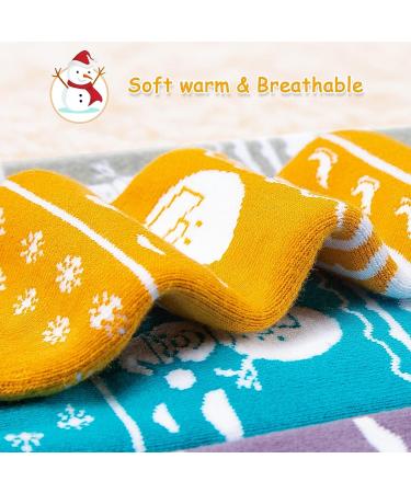 KRLAO Kids Ski Socks - 2 Pairs of Warm & Soft OTC Snow Socks for Toddlers | Ideal for Winter Skiing & Snowboarding - Buy Online on GoSupps.com